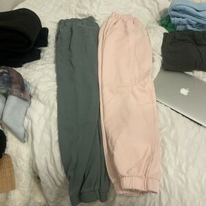 brandy melville sweatpants $12 each pink,green,navy,or black